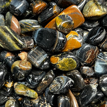 Load image into Gallery viewer, Small Blue Tiger Eye Tumbles | Crystal Gridding | Pocket Crystals
