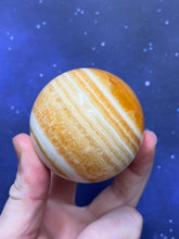 Load image into Gallery viewer, Orange Calcite Sphere | Creamsicle Calcite
